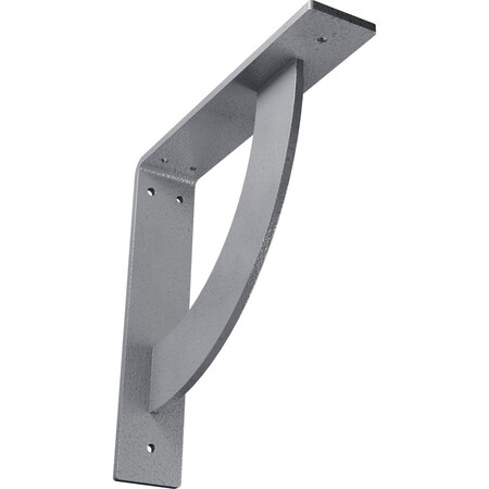 Ekena Millwork Bulwark Steel Bracket, Hammered Light Blue 2"W x 10"D x 10"H BKTM02X10X10BUHLB
